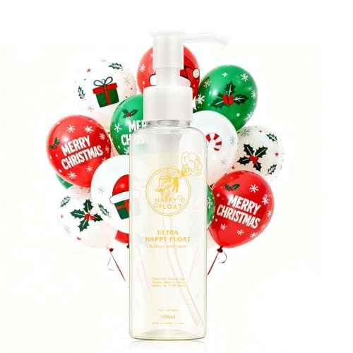 JAOJAO High Float for Balloons with Pump Balloon Treatment High Float for Helium Balloons Makes Helium Latex Balloon Longer For Christmas Party Decoration Supplies Indoor & Outdoor Use, 100ml