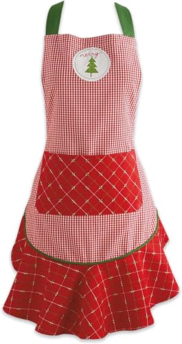 DII Unisex Christmas Kitchen Apron - One Size / Merry Tree