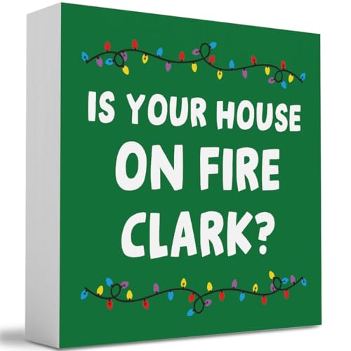 XFW National Lampoon's Christmas Vacation 5x5 Inch Sign – Holiday Decor, Movie Quote