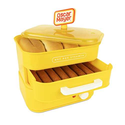 Small Hot Dog Steamer and Bun Warmer - 8 Hot Dogs & 4 Buns Capacity
