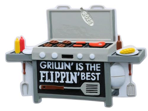 BBQ Ornament, 2026 Christmas Ornaments - Grill, Grilling or Smoker