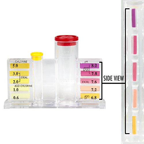 Poolmaster 5-Way Pool & Spa Water Test Kit with Liquid Reagents & Storage Case