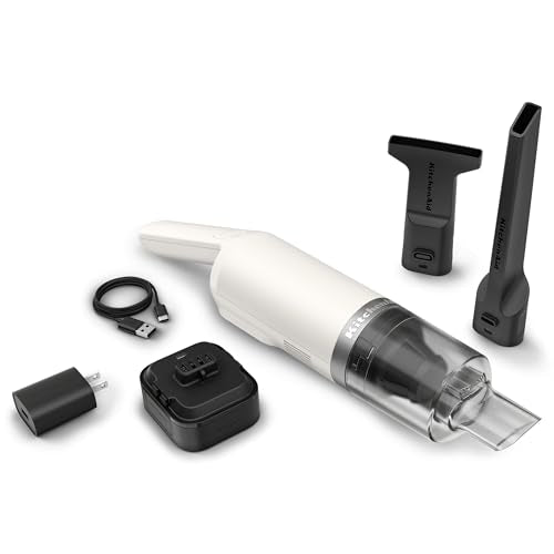 Cordless Kitchen Vacuum Cleaner with Removable Battery - Porcelain White