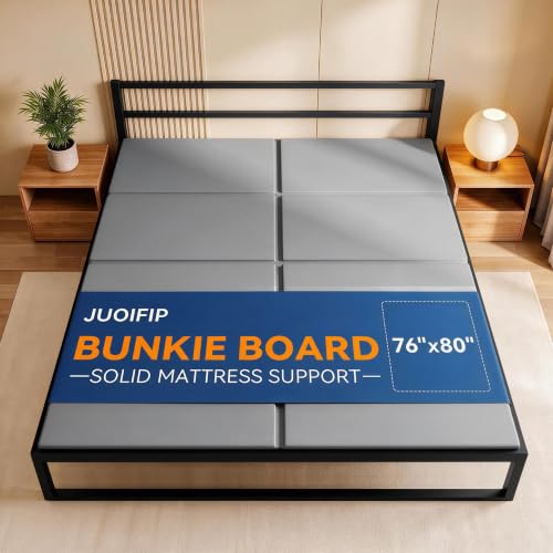 King Size Bunkie Board 76x80 Heavy Duty Breathable Bed Support - JUOIFIP Variation