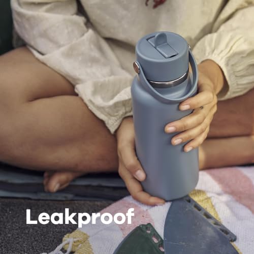 Hydro Flask 32oz Insulated Stainless Steel Water Bottle with Wide Mouth & Leakproof Straw Lid