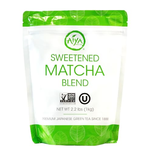 Sweetened Matcha Blend Powder - 1kg Bag for Lattes & Smoothies