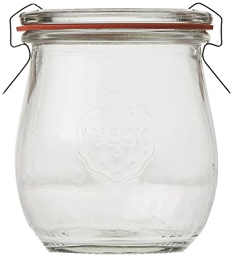 WECK 762 Tulip Jars Set of 6 - Food Storage & Preserving Containers