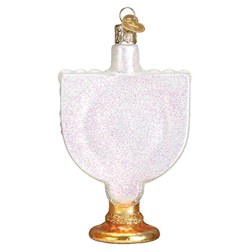 Old World Christmas Hanukkah Menorah Glass Blown Ornament for Christmas Tree, Handcrafted Holiday Decor