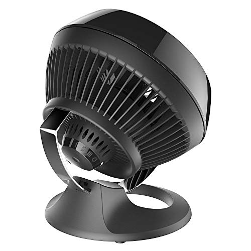 Vornado 460 Small Desk Fan - Black, 3 Speed, Adjustable Tilt, Quiet Air Circulation