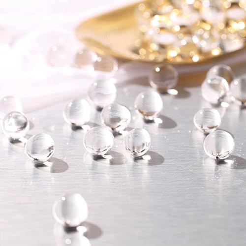 FALAMON 140,000 Clear Water Gel Beads, Water Gel Beads for Vase Filler, Christmas Decoration, Wedding Centerpiece, Floating Candles, Planting, Floral Decorations