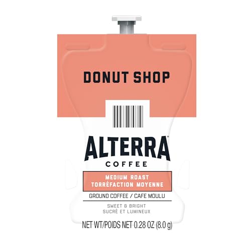 Flavia Donut Shop Coffee Freshpacks - Medium Roast for Flavia Brewers, Case of 100