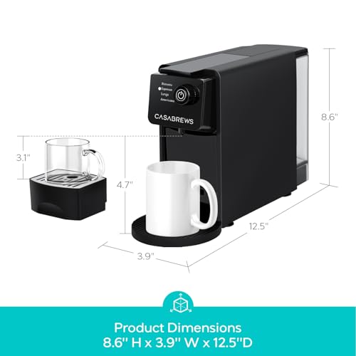 CASABREWS 20Bar Nespresso Original Pod Espresso Machine Compact & Easy to Use