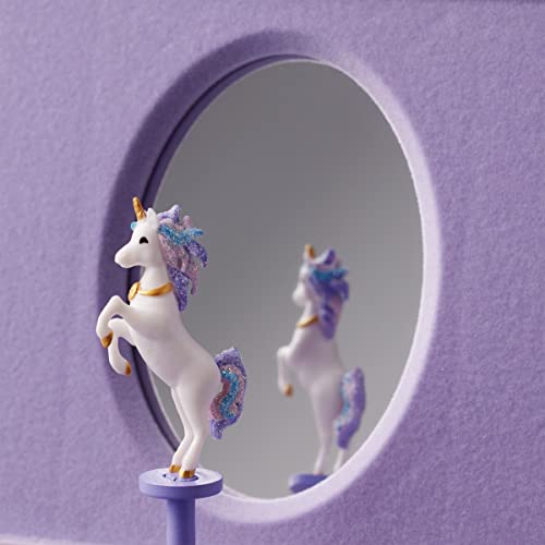 Unicorn Musical Jewelry Box - Childhood Memories Plush Toy with Spinning Unicorn