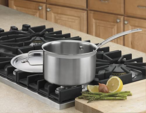 Cuisinart 1.5 Quart Multiclad Pro Triple Ply Saucepan w/Cover, MCP19-16N