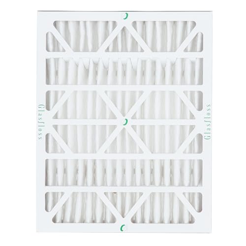 Glasfloss 20x25x4 MERV 10 Pleated Furnace Air Filter Box of 4 - Model ZL