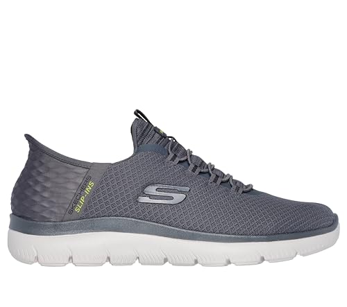 Skechers Men's Summits High Range Slip-In Shoes - Charcoal 10.5 Wide