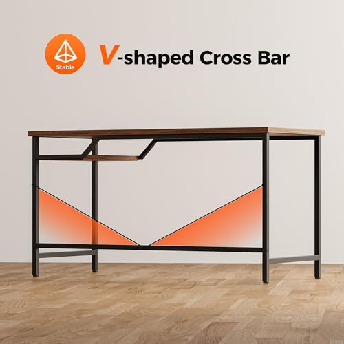 Mericonia Brown 48x24 Inch Computer Desk - 0.6