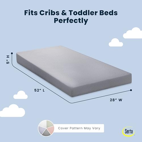 Breathable Limited Two-Stage Crib & Toddler Mattress with Waterproof Cover