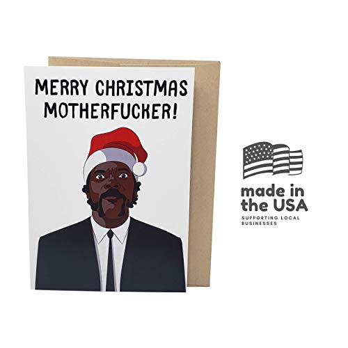 Sleazy Greetings Merry Christmas Card for Him or Her – Funny Rude Xmas Card