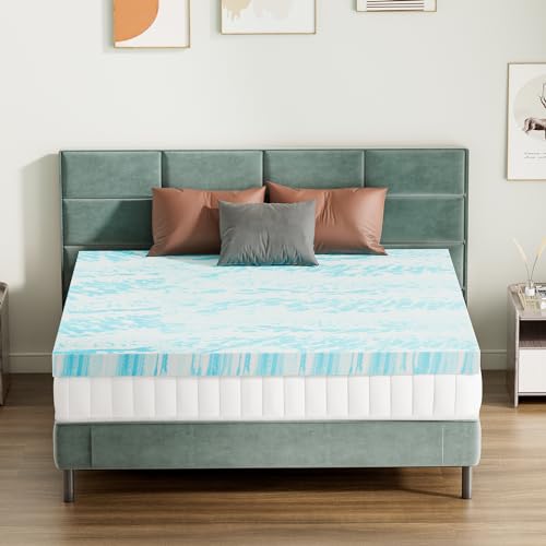 Sweetcrispy 4 Inch Twin Memory Foam Mattress Topper Cooling Pad