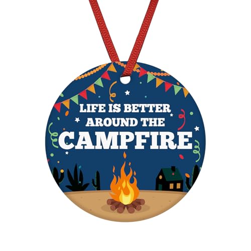 Camping Christmas Ornaments for Men Women Camper Holiday Decor Gift