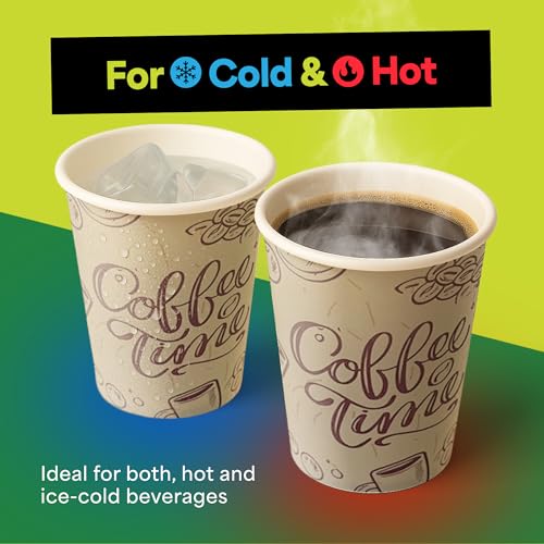 Disposable Coffee Paper Cups 12 oz - Pack of 1000 for Hot Cold Drinks Variation of THIS listing