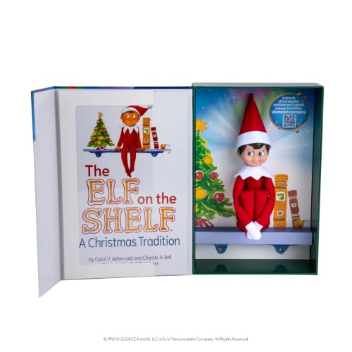 Elf on the Shelf Box Set - Boy Scout Elf with Blue Eyes - Christmas Tradition