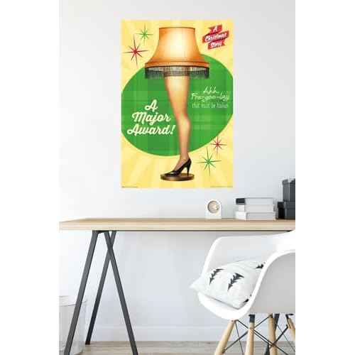 Trends International A Christmas Story - Lamp Wall Poster, 34L x 22.4W, Unframed Version