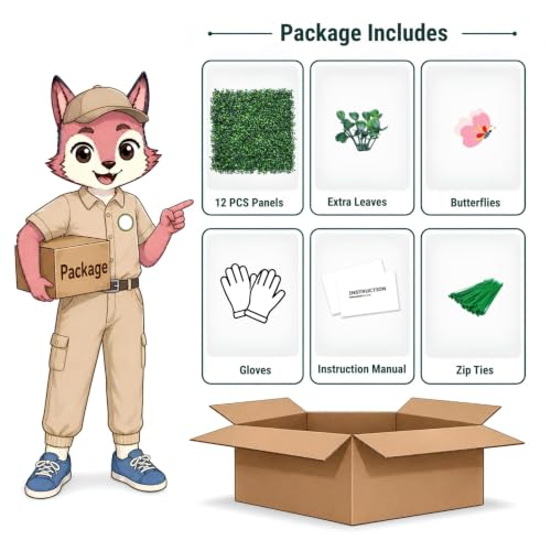 Grass Wall Panels 12 Pack - 20x20 High Density Artificial Foliage - Green Variation of THIS listing