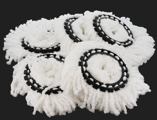Microfiber Mop Head Replacement Set - 5 Pack for Easy Cleaning