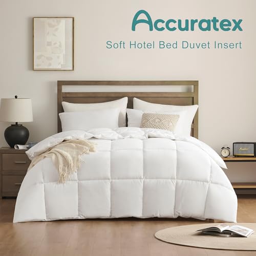 ACCURATEX Queen Comforter Duvet Insert 400GSM Warm Cotton Shell Bedding