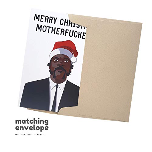 Sleazy Greetings Merry Christmas Card for Him or Her – Funny Rude Xmas Card
