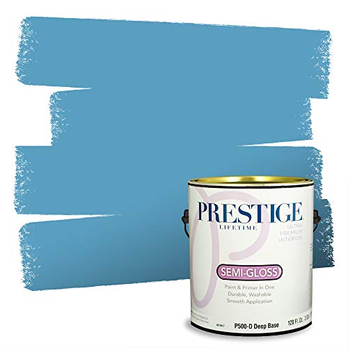 PRESTIGE Paints Interior Paint and Primer In One, 1-Gallon, Semi-Gloss, Comparable Match of Sherwin Williams* Jacaranda*