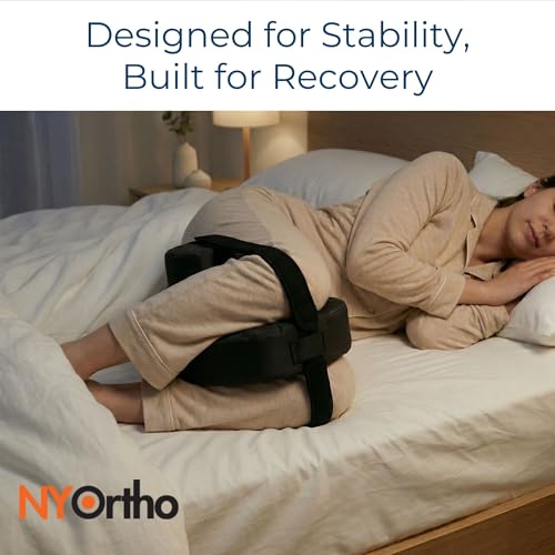 Lateral Position Knee Abductor Pillow for Post-Surgery & Sleep Comfort