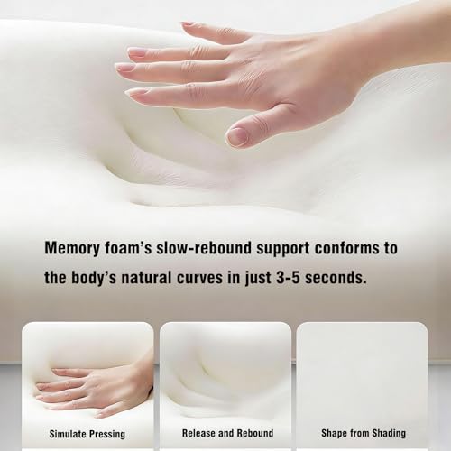 OTONIS Black Multi-Functional Memory Foam Wedge Pillow - Ergonomic Support