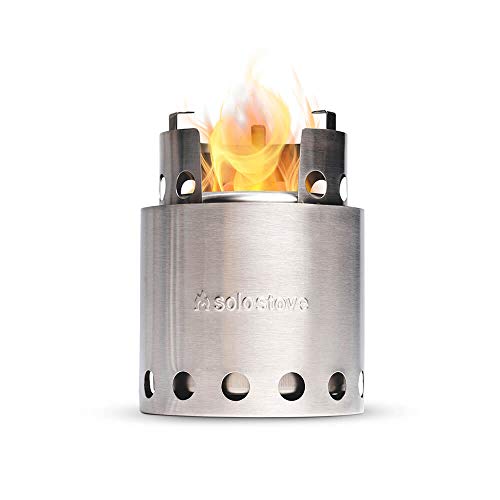 Portable Camping Stove - Efficient Wood Burning, Low Smoke, Quick Boil, Ultralight 9oz