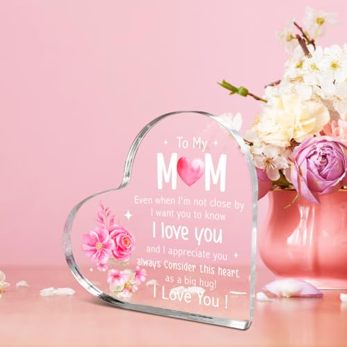 Mom30 Heart Plaque Gift from Daughter - Meaningful Mom Appreciation Decor