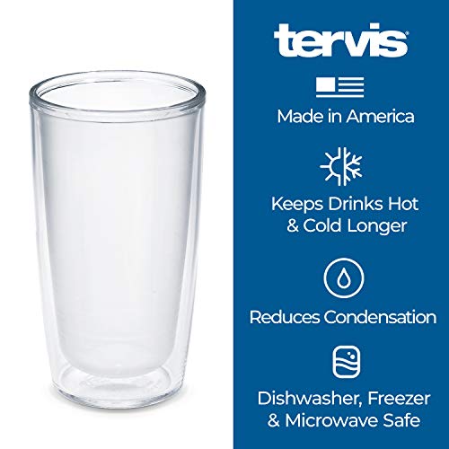 16oz Double Wall Insulated Travel Tumblers 4-Pack - Made in USA, Classic