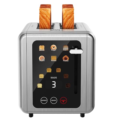 2-Slice Toaster with Touch Screen & Wide Slots - Silver