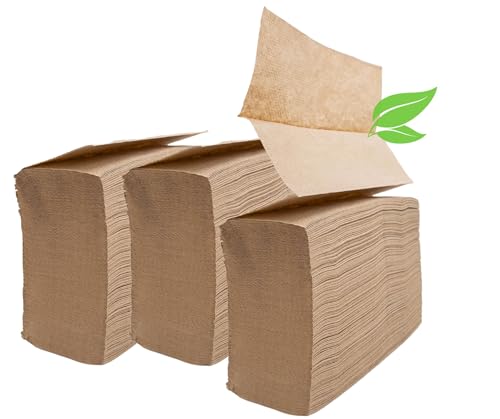 Brown Unbleached Z-Fold Paper Towels – 1000ct | Commercial Multifold