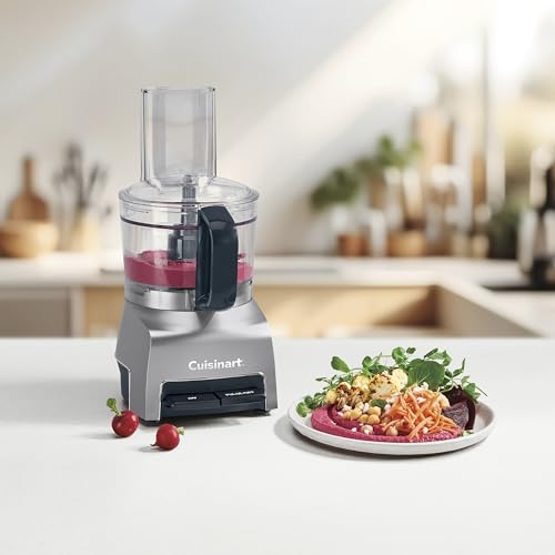 Cuisinart 5-Cup Food Processor with Shred & Chop Discs, Compact Silver FP-5