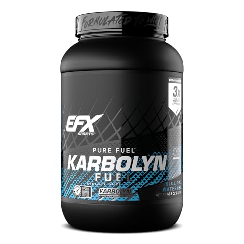 EFX Sports Karbolyn Fuel Carbohydrate Powder Blue Razz Watermelon 4.4lb - Fast Energy & Recovery