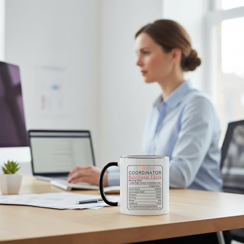 Jmugmt Chaos Coordinator Mug with Black Handle - Boss Gift 11oz