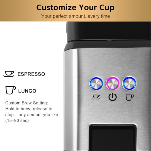 CUSIMAX Espresso Machine Compatible with Nespresso Original Pods