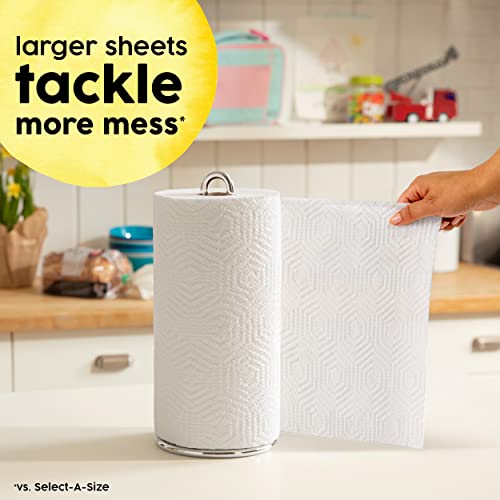 Bounty Essentials Select-A-Size Paper Towels Double Rolls - 12 Pack, White