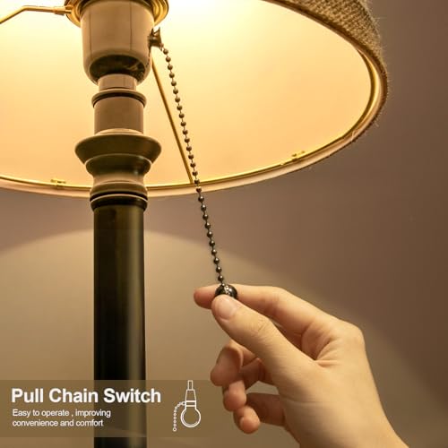 Oneach 19.5" Small Table Lamp for Bedroom - Bedside Lamps Nightstand