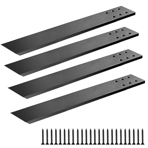 Blactea 20-Inch Granite Bar Support Brackets 4-Pack - Heavy Duty Floating Countertop Supports, Includes Screws