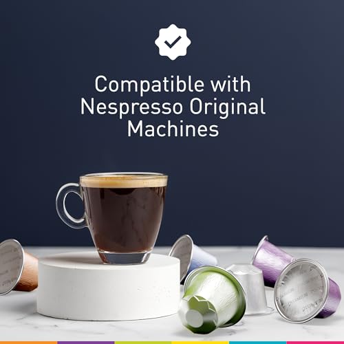 Intenso Coffee Pods for Nespresso Original Machine - 120 Count, Aluminum, Certified Espresso Blend - Variation: 120 Count