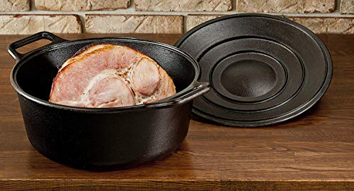 7 Qt Pre-Seasoned Cast Iron Dutch Oven with Lid - Lodge BOLD