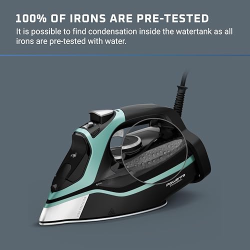 Extra Steam Power Rowenta Steam Force Stainless Steel Soleplate Iron for Clothes